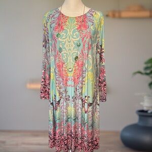 Honeyme Multicolor Patterned Dress